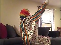 Clown fucks wife when husband leaves house